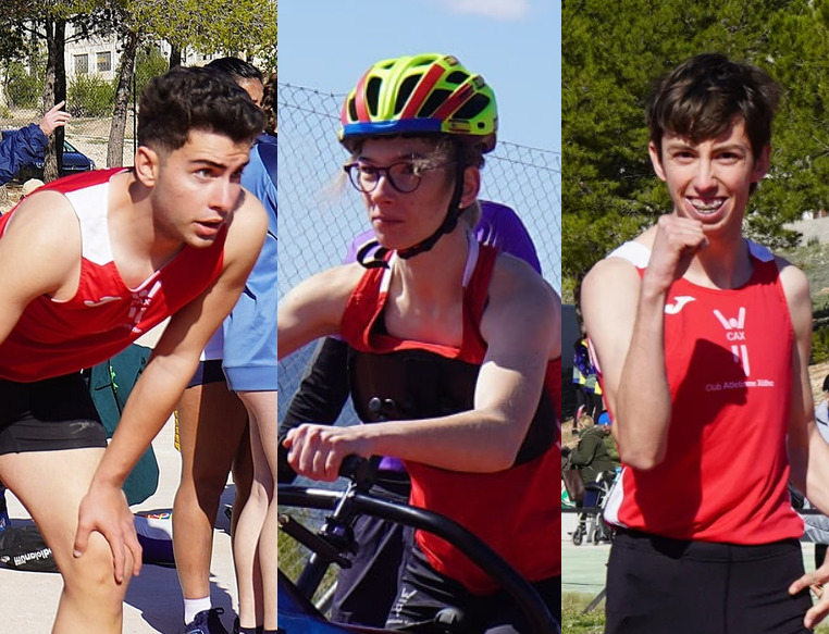 Judith Tortosa, Martín Serena y Josep Barberá, en la selección valenciana