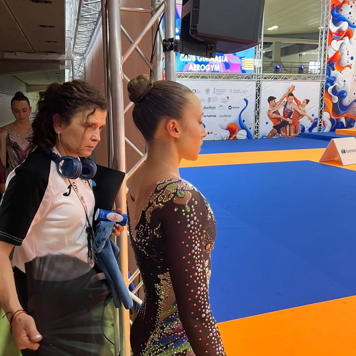 Paula Garcia, embajadora internacional de Xàtiva, regresa a la élite de la gimnasia aeróbica